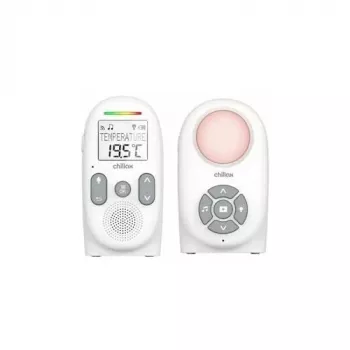 Chillax CB260 DECT Ψηφιακό ενδοεπικοινωνιακό μόνιτορ μωρού με αμφίδρομη επικοινωνία, αισθητήρα θερμοκρασίας, νυχτερινό φωτάκι, νανουρίσματα και δόνηση – Λευκό