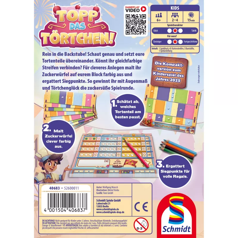 Schmidt Spiele Topp das Törtchen! Παιδικό παιχνίδι