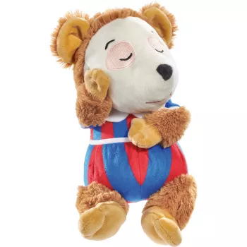 SCHMIDT SPIELE Bobo Siebenschläfer Λούτρινο παιχνίδι ύπνου, 38 cm, Καφέ & Μπεζ, Μαλακό πολυεστέρας, Πιστοποιημένο CE, για μωρά & νήπια