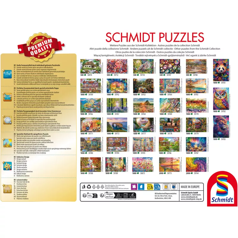 Schmidt Spiele Schmetterlingstreiben Παζλ 1000 τεμαχίων