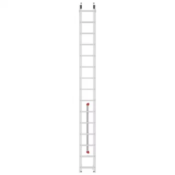 HAILO S80 ProfiStep duo Σκάλα συνδυασμού, Αλουμίνιο, 2x15 σκαλοπάτια, μέγιστο φορτίο 150 kg