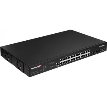 Edimax Pro GS-5424PLX 24-Port Gigabit PoE+ Smart Switch με 4x 10G SFP+ Uplinks, 400W Budget, L2+ Management, Rackmount