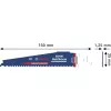 Bosch EXPERT Multi Material Λεπίδα σέγας 2608902332 S959XHM, Carbide, 150 mm, 6 TPI