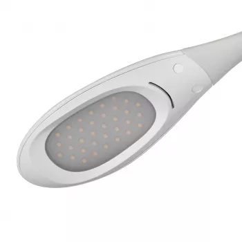 Activejet AJE-RAINBOW 2 LED Επιτραπέζιο φωτιστικό με βάση RGB, εύκαμπτος βραχίονας, dimmable, έλεγχος αφής, 7W κύριο φως, 350lm, 2800K-6500K, Μαύρο