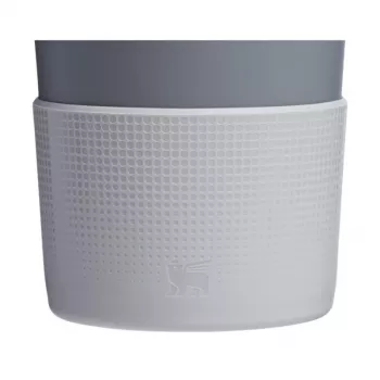 STANLEY Σετ 2 προστατευτικών θηκών και καπακιών καλαμιού για θερμός 0,89L/0,59L The Quencher Boot + Straw Topper Ανοιχτό γκρι