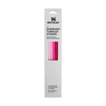 STANLEY Σετ καλαμακιών 4 τεμ. για The Quencher Travel Tumbler 1,18L ροζ
