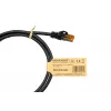KABELMEISTER Cat.7 S/FTP Patch καλώδιο, TPE χωρίς αλογόνα, μαύρο, 1,5m