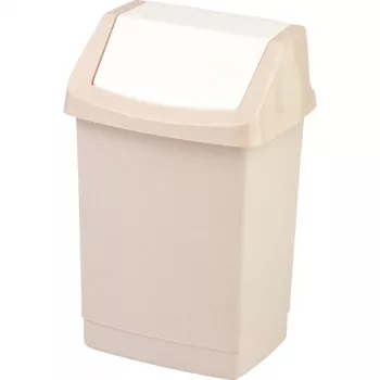 CURVER Click-it Κάδος Απορριμμάτων με Πεντάλ 25L Μπεζ 32,5x26,5x50,5cm