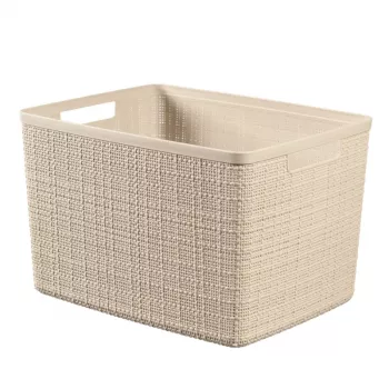 CURVER Καλάθι Jute L 20L 36x28x23cm Κρεμ