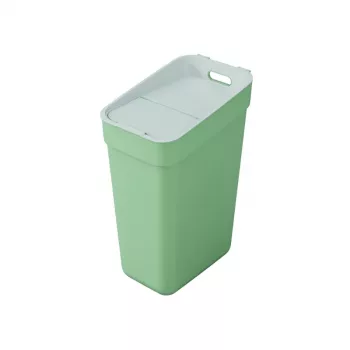 CURVER Ready To Collect 30L Κάδος Ανακύκλωσης Πράσινο/Ανοιχτό Γκρι