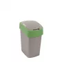 Curver Flip Bin Κάδος Απορριμμάτων 25L, Ασημί/Πράσινο