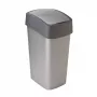 CURVER Flip Bin 45L Κάδος Απορριμμάτων Ασημί/Γκρι