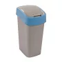 CURVER Flip Bin 45L Κάδος Απορριμμάτων Ασημί/Μπλε
