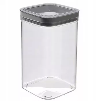 CURVER Dry Cube τετράγωνο δοχείο αποθήκευσης τροφίμων 2,3L διαφανές/γκρι
