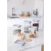 CURVER Dry Cube τετράγωνο δοχείο αποθήκευσης τροφίμων 2,3L διαφανές/γκρι