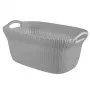 Curver Knit 40L καλάθι απλύτων ανοιχτό γκρι