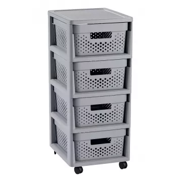 Curver Infinity 11L 4θέσιο ρολό 30x36x69cm γκρι