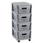 Curver Infinity 11L 4θέσιο ρολό 30x36x69cm γκρι