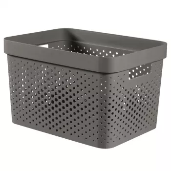 CURVER Infinity Recycled κουτί 17L 36x27x22cm Dark Grey