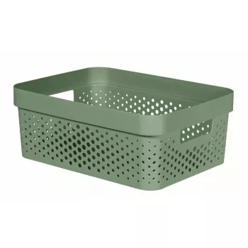 CURVER Infinity Recycled Box 11L 36x27x14cm πράσινο