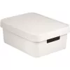 Curver Infinity Recycled 11L κουτί αποθήκευσης με καπάκι, λευκό