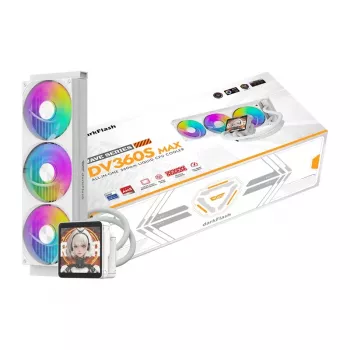 DarkFlash DV360S MAX Λευκό 360mm ARGB AIO Υδρόψυκτη CPU