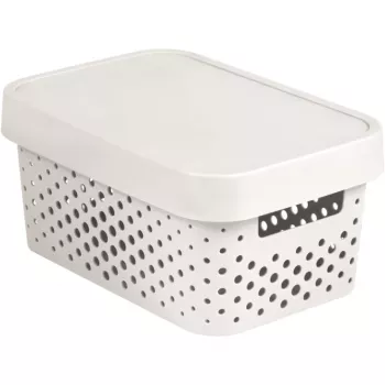 CURVER Infinity Recycled 4,5L Κουτί αποθήκευσης με καπάκι, Λευκό