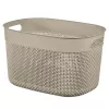 CURVER Filo L Καλάθι αποθήκευσης 18L 38x28x22cm Μπεζ Όψη πλεκτού