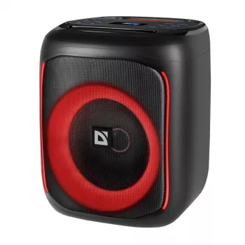 Defender BOOMER 50 Φορητό Ηχείο Bluetooth 50W MP3/FM/SD/USB/AUX/TWS/LED/MIC Karaoke Μαύρο