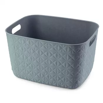 CURVER Softex L Καλάθι Αποθήκευσης 19L Ορθογώνιο Πετρόλ Υφαντή Υφή