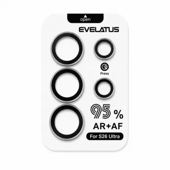 Evelatus Samsung Galaxy S26 Ultra προστασία φακού κάμερας Armor Black