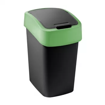 CURVER Flip Bin 9L Μαύρο/Πράσινο Καλάθι αχρήστων