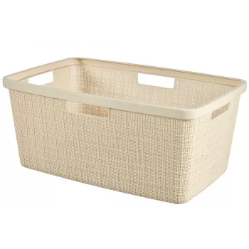 CURVER Καλάθι απλύτων Jute 46L 59x39x26cm Κρεμ