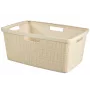 CURVER Καλάθι απλύτων Jute 46L 59x39x26cm Κρεμ