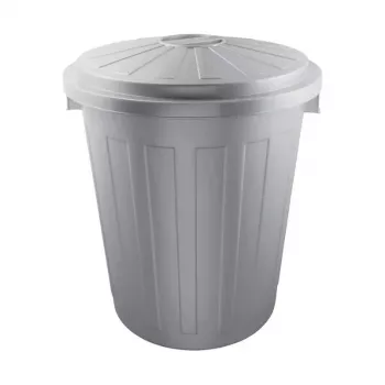 keeeper Mats Maxi Κάδος Απορριμμάτων 50L, Ø50 x 55 cm, Ασημί
