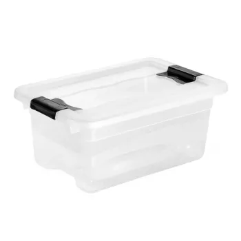 keeeper Crystalbox Cornelia Κουτί Αποθήκευσης με Καπάκι, 4 L, 29,5 x 19,5 x 12,5 cm, Διαφανές