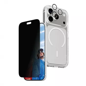 PanzerGlass PG PGC Privacy Flagship 3-in-1 Bundle για iPhone 18 Pro