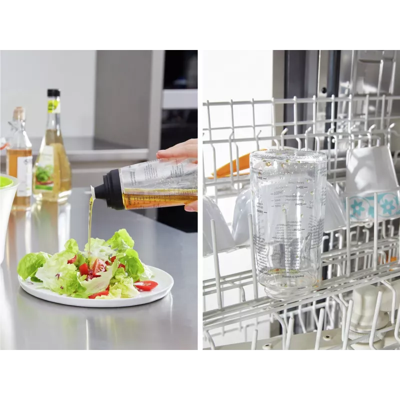 LEIFHEIT Σέικερ σαλάτας 300 ml, Διαφανές/Πράσινο