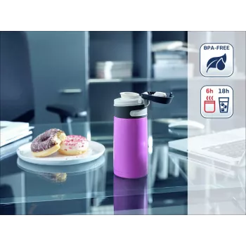 Leifheit Thermos Flip 350 ml, Μωβ