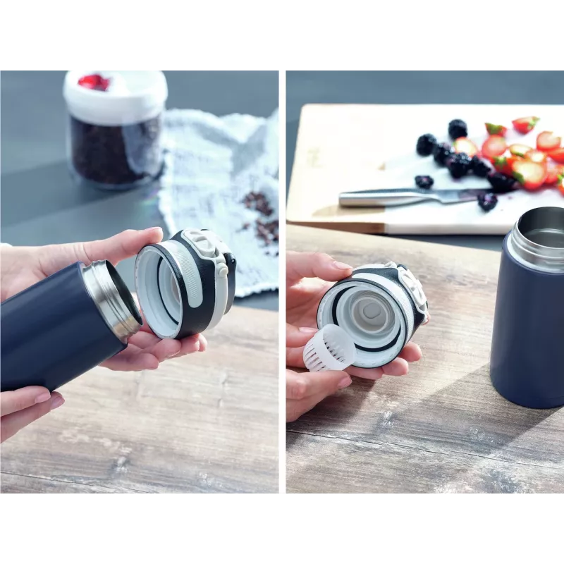 Leifheit Thermos Flip 350 ml, Σκούρο Μπλε