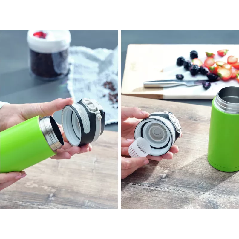 Leifheit Thermo Mug Flip 350 ml, Πράσινο