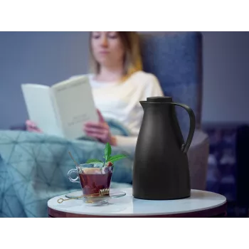 LEIFHEIT Thermos Harmonic μαύρο 1L κανάτα θερμός με μόνωση κενού