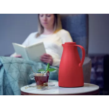LEIFHEIT Thermos Harmonic κόκκινη κανάτα θερμός με μόνωση κενού 1,0 L