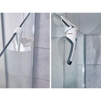 LEIFHEIT Nemo επιτοίχια βάση για υαλοκαθαριστήρα παραθύρων – αποθήκευση εξοικονόμησης χώρου & βάση φόρτισης