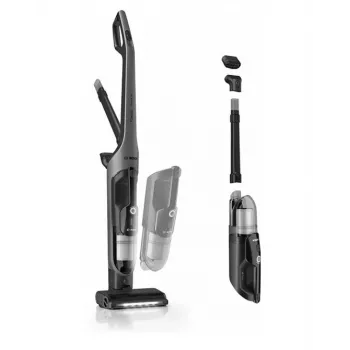 Bosch Flexxo Series 4 BHH4GN28 επαναφορτιζόμενη σκούπα stick, 28,8V, 70min χρόνος λειτουργίας, 2-in-1 σκούπα χειρός, AllFloor Power Brush, χωρίς σακούλα, μαύρο/ανθρακί