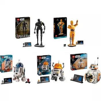 LEGO Star Wars Droid Bundle (BB-8, R2-D2, BB-9E) ρομπότ-droid ελεγχόμενα από εφαρμογή