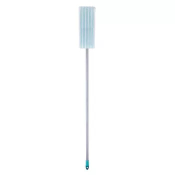 LEIFHEIT POWER CLEAN M Micro Duo επίπεδη σφουγγαρίστρα με τηλεσκοπικό κοντάρι, 33cm, πράσινο/λευκό/γκρι