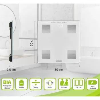 SOEHNLE Shape Sense Connect Lite ζυγαριά ανάλυσης σώματος με Bluetooth και εφαρμογή