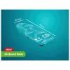 LEIFHEIT Air Board Table Compact Σιδερώστρα 70x30 cm, Thermo-Reflect, πτυσσόμενη, Μπλε/Λευκό