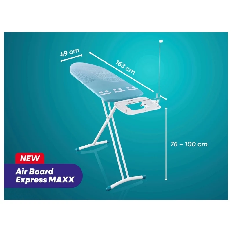 LEIFHEIT Air Board Express L Maxx Solid Σιδερώστρα 130x45cm Thermo-Reflect